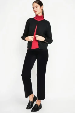 Assuili Gilets Et Cardigans|Gilet col ras du cou noir