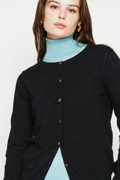 C&Jo Gilets Et Cardigans|Gilet col ras du cou noir