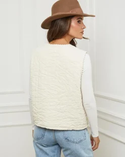 L'Armoire de Suzette Gilets Et Cardigans|Gilet Diane beige