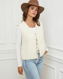 L'Armoire de Suzette Gilets Et Cardigans|Gilet Diane beige