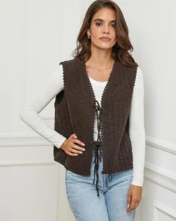 L'Armoire de Suzette Gilets Et Cardigans|Gilet Diane choco