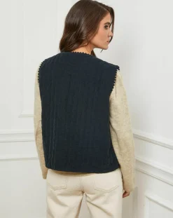 L'Armoire de Suzette Gilets Et Cardigans|Gilet Diane noir