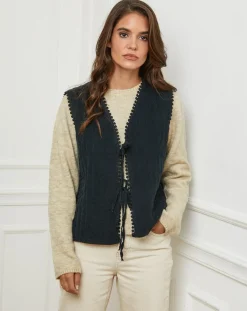 L'Armoire de Suzette Gilets Et Cardigans|Gilet Diane noir