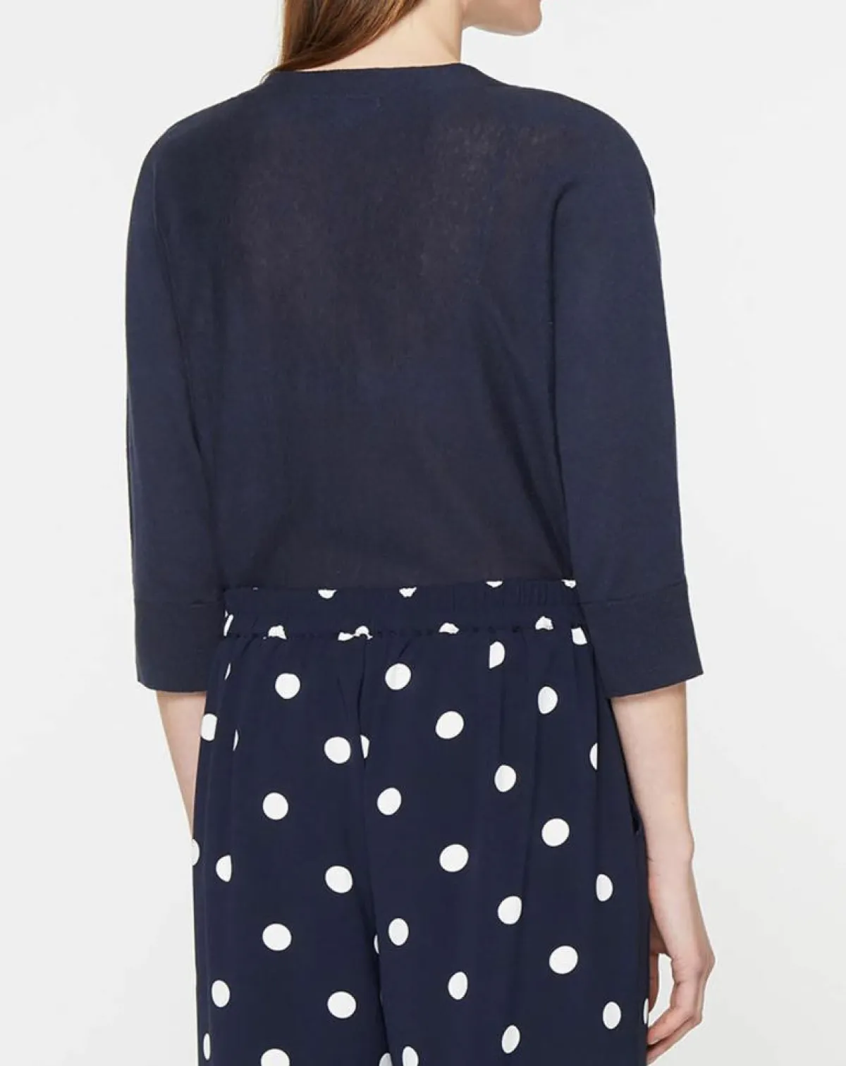 Jodhpur Gilets Et Cardigans|Gilet droit en Lin & Coton Mimosa bleu marine