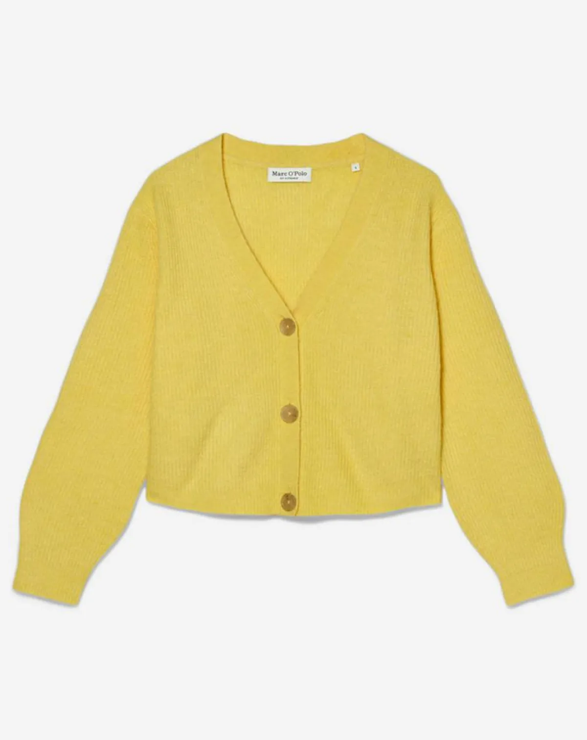 Marc O'Polo Gilets Et Cardigans|Gilet en Alpaga & Laine mélangés 3 Boutons jaune