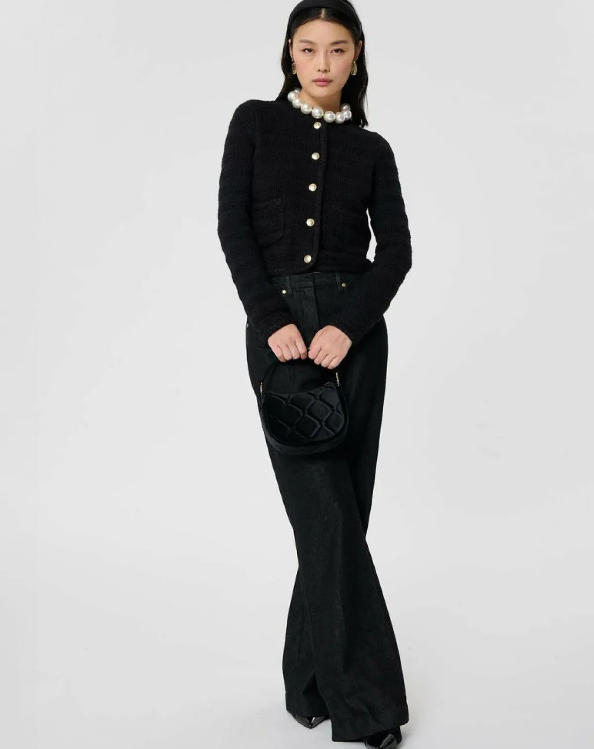 Tara Jarmon Gilets Et Cardigans|Gilet en Coton & Laine Giuda nuit