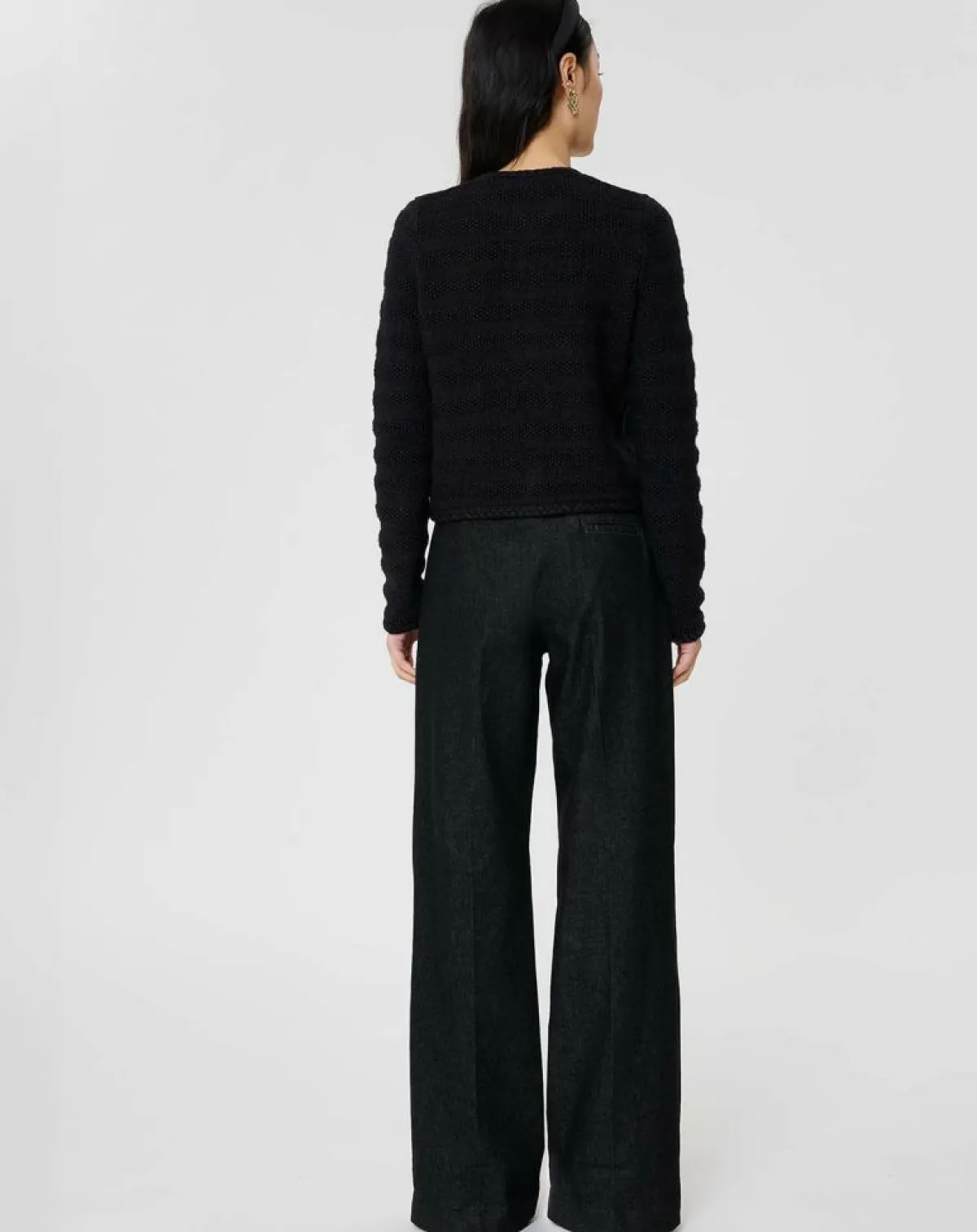 Tara Jarmon Gilets Et Cardigans|Gilet en Coton & Laine Giuda nuit