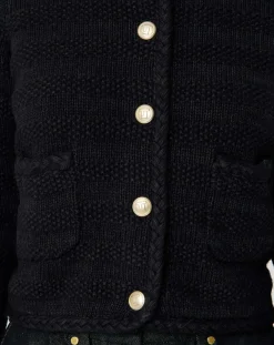 Tara Jarmon Gilets Et Cardigans|Gilet en Coton & Laine Giuda nuit