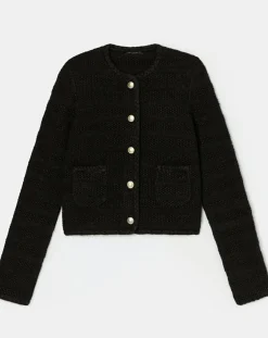 Tara Jarmon Gilets Et Cardigans|Gilet en Coton & Laine Giuda nuit