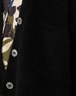 Indies Gilets Et Cardigans|Gilet en Kidmohair & Laine mélangés Bonnie noir