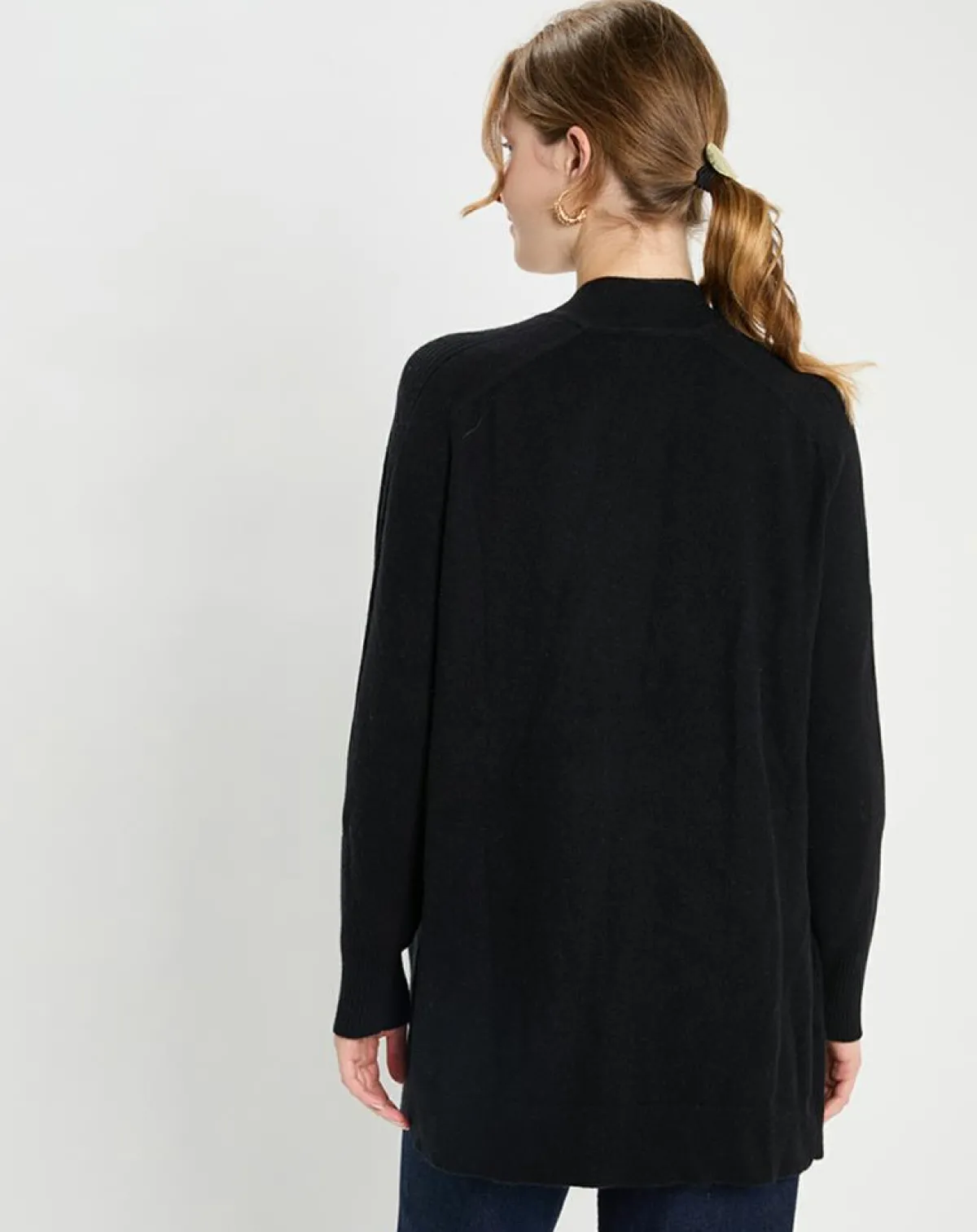 Galeries Lafayette Gilets Et Cardigans|Gilet en Laine & Cachemire Susan noir