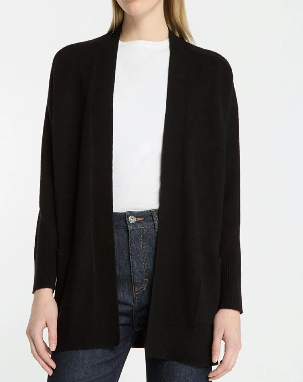 Galeries Lafayette Gilets Et Cardigans|Gilet en Laine & Cachemire Susan noir