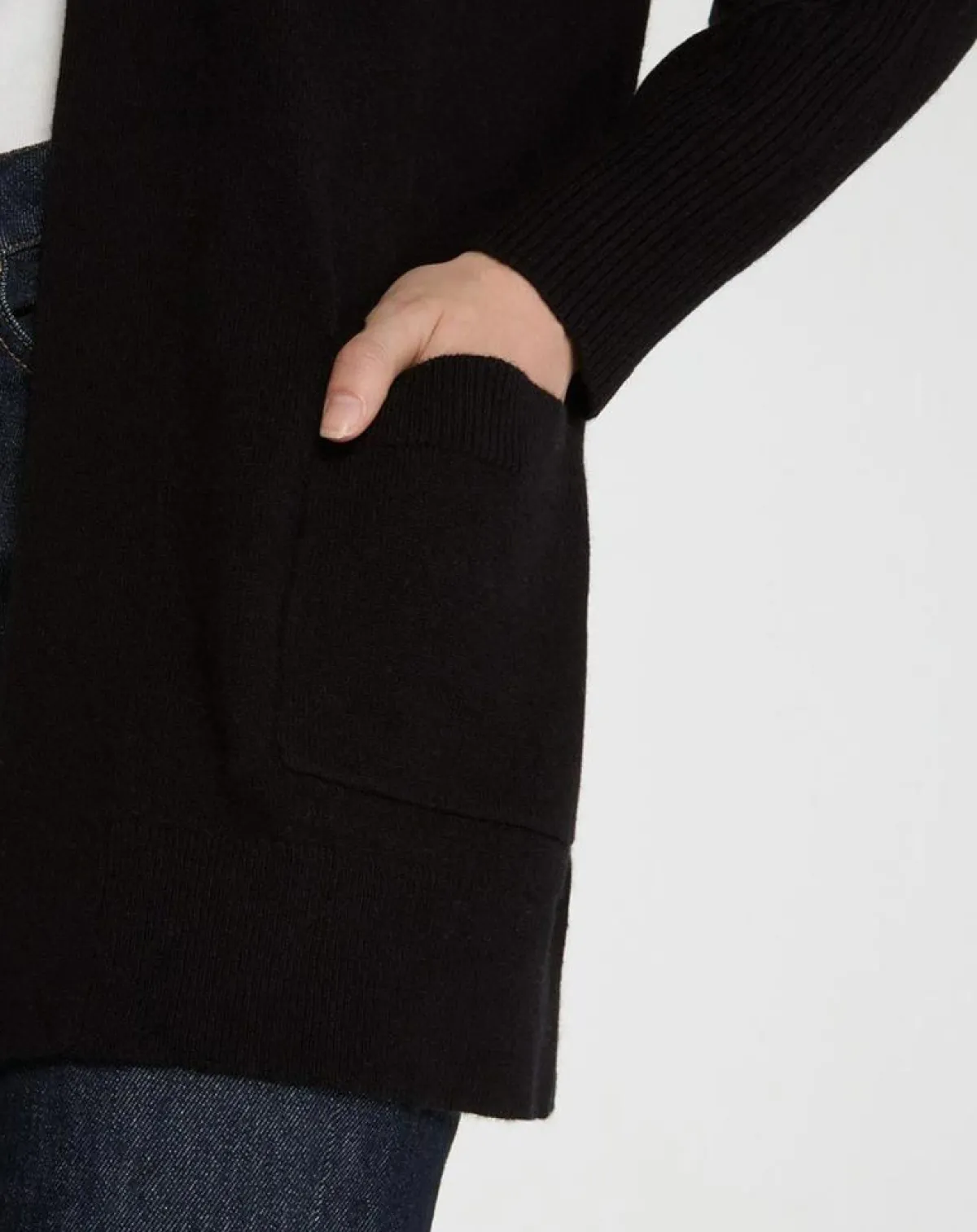 Galeries Lafayette Gilets Et Cardigans|Gilet en Laine & Cachemire Susan noir