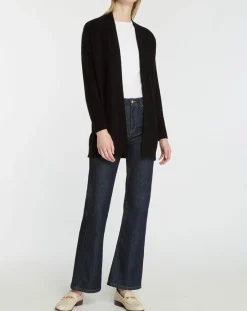 Galeries Lafayette Gilets Et Cardigans|Gilet en Laine & Cachemire Susan noir