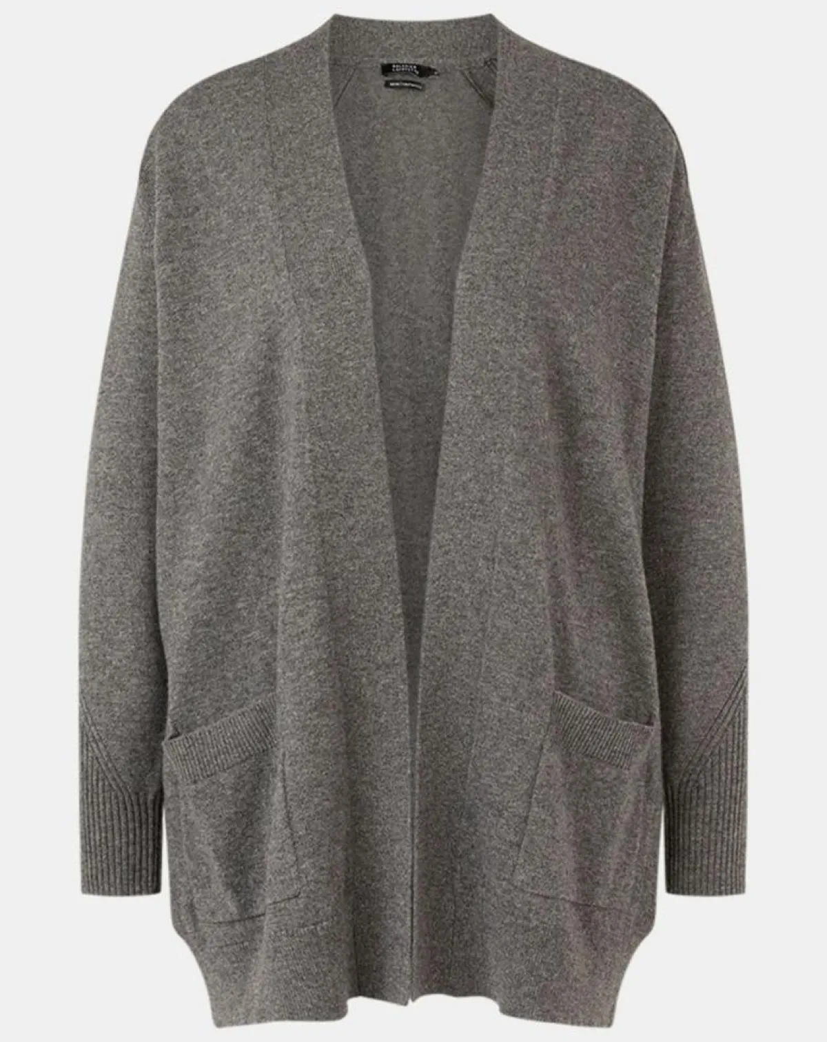 Galeries Lafayette Gilets Et Cardigans|Gilet en Laine & Cachemire Susan gris foncé