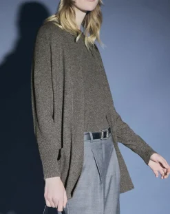 Galeries Lafayette Gilets Et Cardigans|Gilet en Laine & Cachemire Susan gris foncé