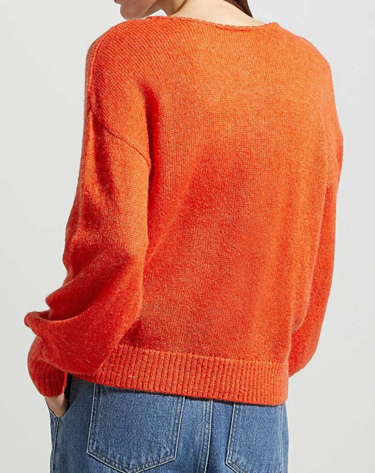 Galeries Lafayette Gilets Et Cardigans|Gilet en Laine & Mohair mélangés Maille Boston 2 rouge moyen