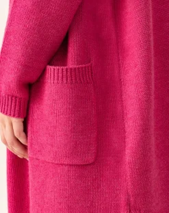 Indies Gilets Et Cardigans|Gilet en Laine mélangée Amira pivoine