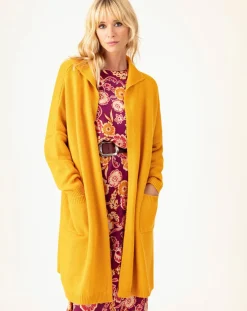 Indies Gilets Et Cardigans|Gilet en Laine mélangée Amira mangue