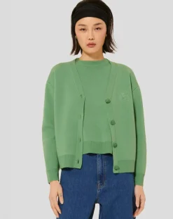 Tara Jarmon Gilets Et Cardigans|Gilet en Laine mélangée Gibus amande