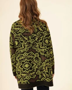 Indies Gilets Et Cardigans|Gilet en Laine mélangée Martin kaki/absinthe