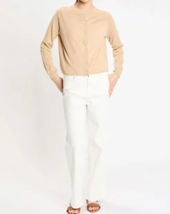 Jodhpur Gilets Et Cardigans|Gilet en Lin & Coton Rouga beige