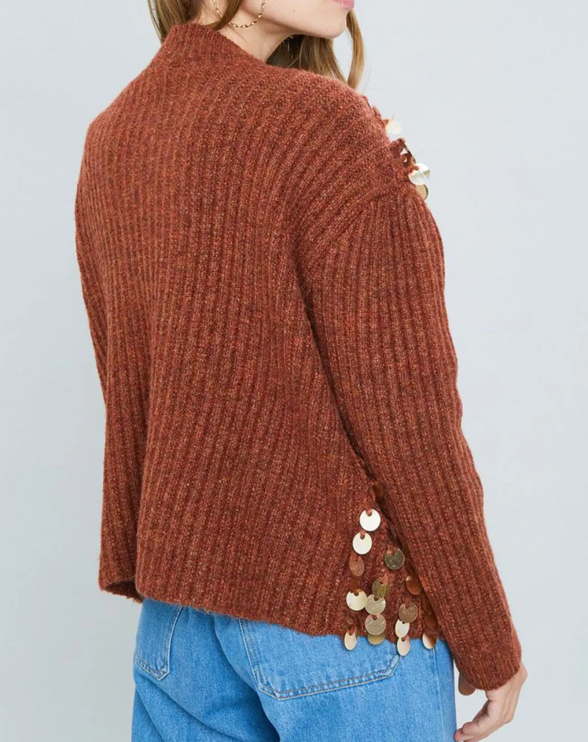 Manoush Gilets Et Cardigans|Gilet en Mohair & Laine mélangés Pampille écureuil