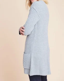 Le Chat Gilets Et Cardigans|Gilet Essentiel bleu