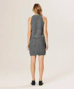 Rodier Gilets Et Cardigans|Gilet Esther en Laine & Cachemire boutonne col V sans manches gris chiné