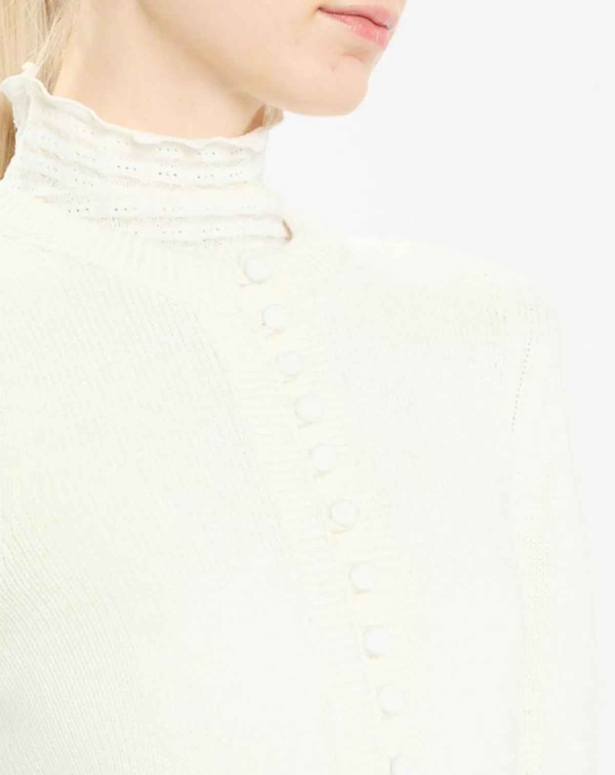 Zapa Gilets Et Cardigans|Gilet Gabrielle blanc