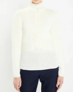 Zapa Gilets Et Cardigans|Gilet Gabrielle blanc