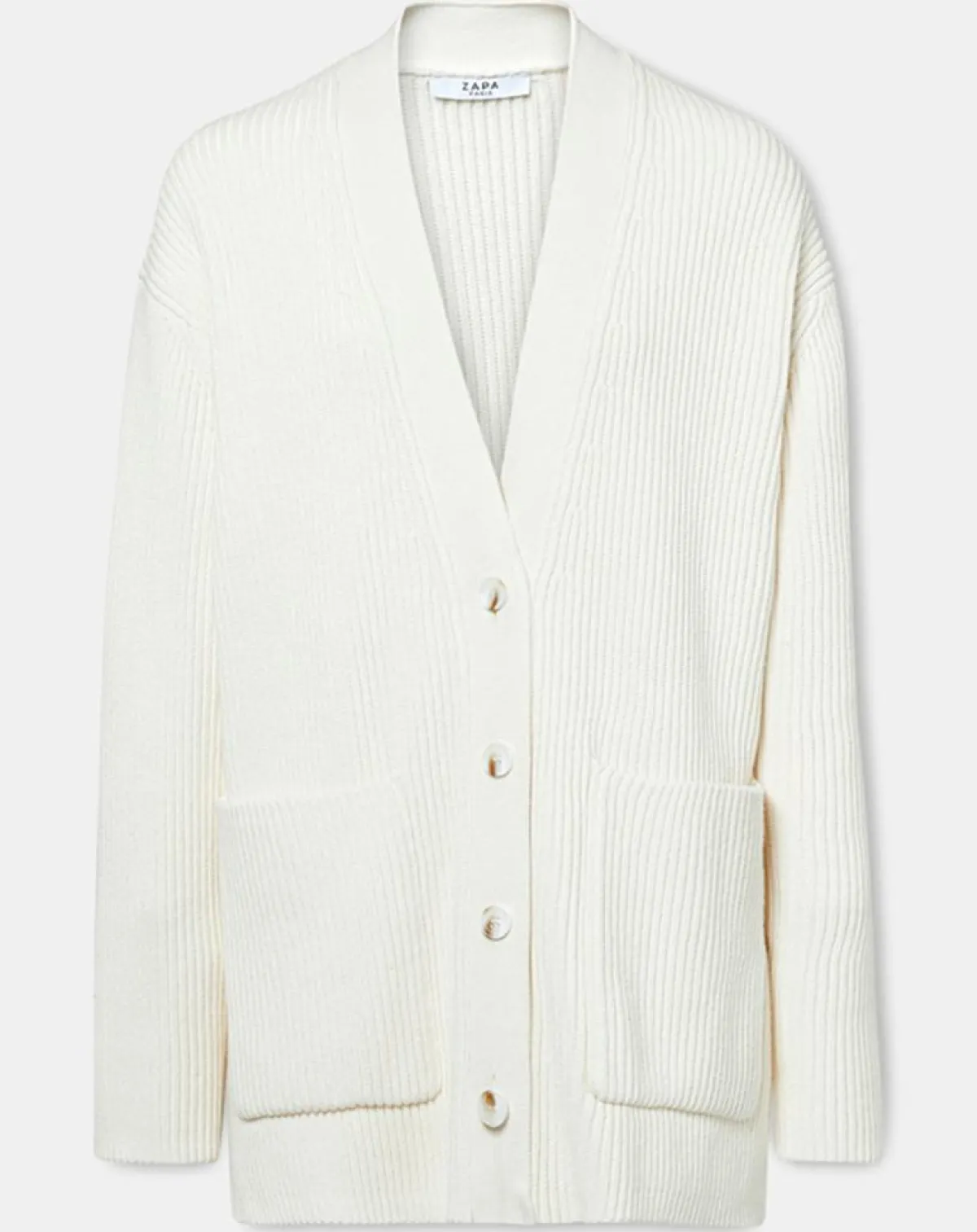 Zapa Gilets Et Cardigans|Gilet Gino ecru