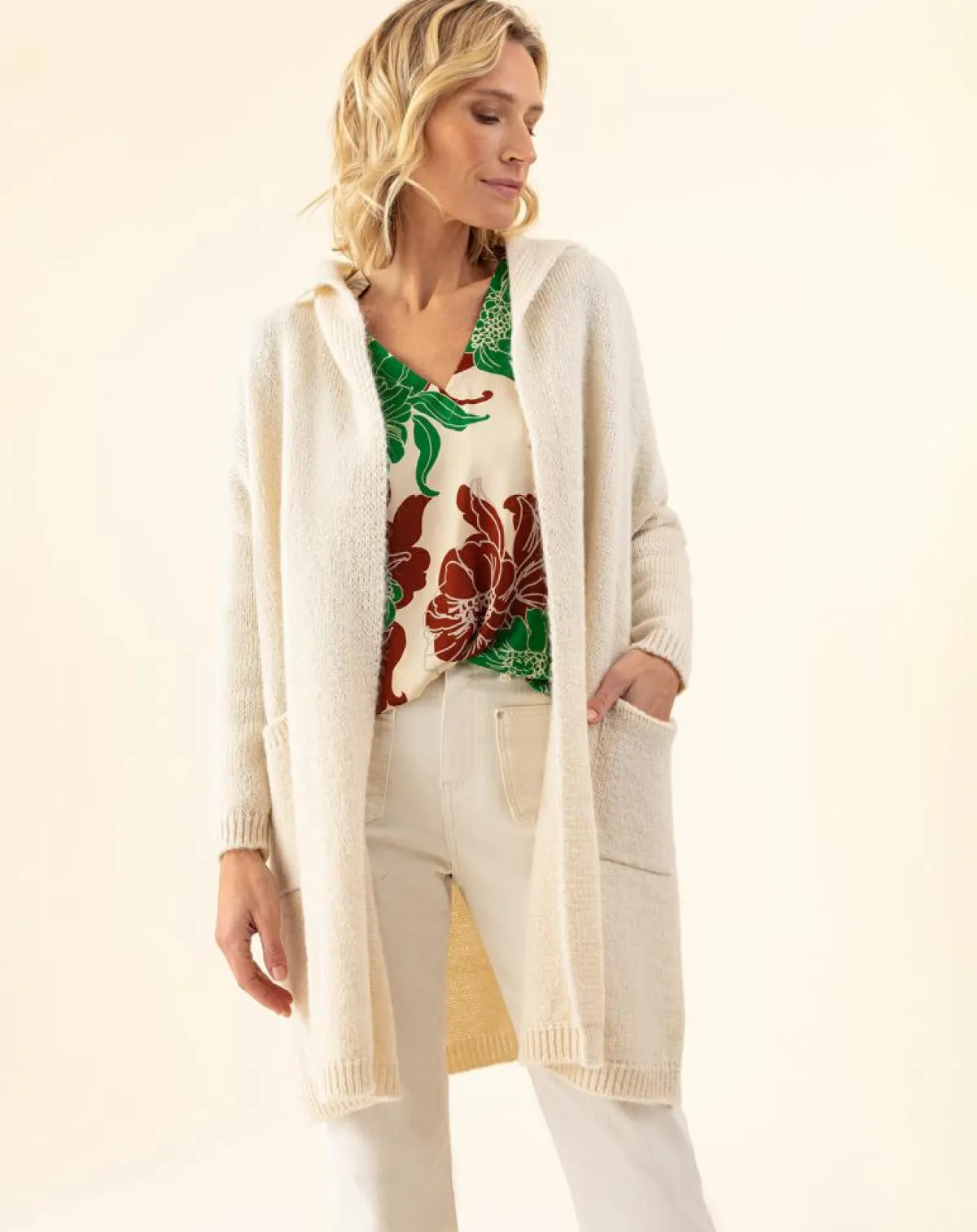 Indies Gilets Et Cardigans|Gilet Isaac écru