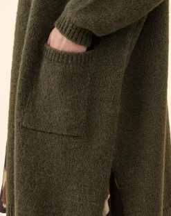 Indies Gilets Et Cardigans|Gilet Isaac kaki