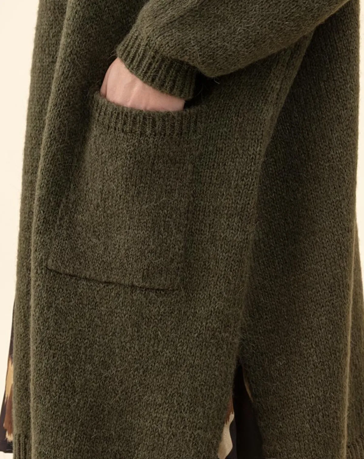 Indies Gilets Et Cardigans|Gilet Isaac kaki