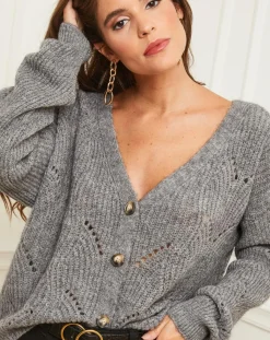 Alice & Charlotte Gilets Et Cardigans|Gilet Laura anthracite