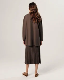 Rodier Gilets Et Cardigans|Gilet Lawrence ouvert marron havane