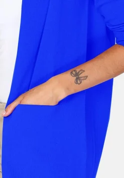 Assuili Gilets Et Cardigans|Gilet long en Cachemire mélangé col châle royal