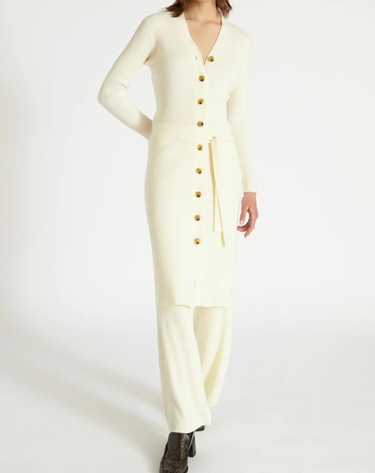 Zapa Gilets Et Cardigans|Gilet long Galia écru