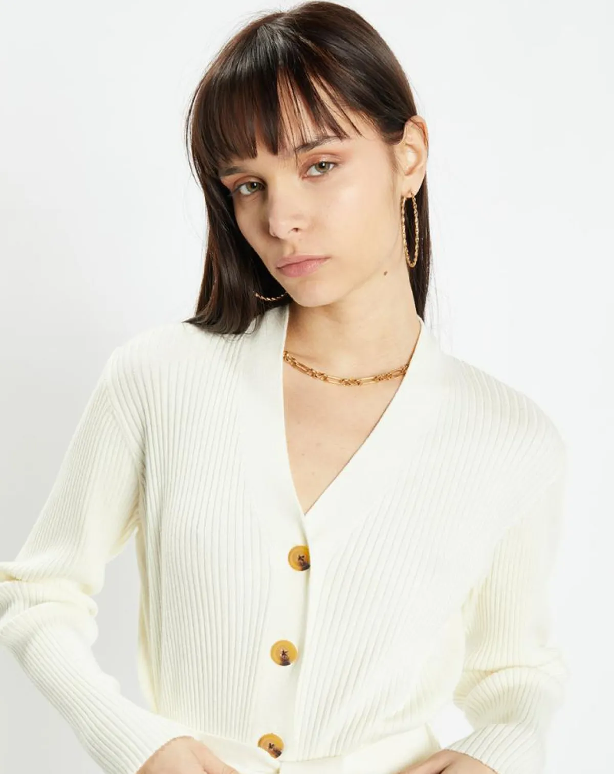 Zapa Gilets Et Cardigans|Gilet long Galia écru