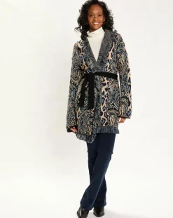 Lauren Vidal Gilets Et Cardigans|Gilet Long Store indigo