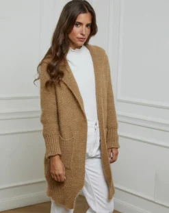 Alice & Charlotte Gilets Et Cardigans|Gilet Lucie camel