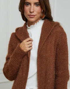 Alice & Charlotte Gilets Et Cardigans|Gilet Lucie tabac