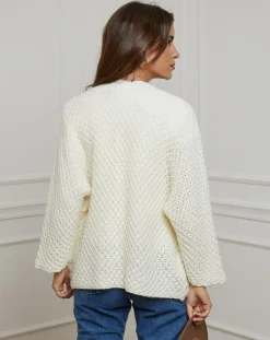 Alice & Charlotte Gilets Et Cardigans|Gilet Manon blanc