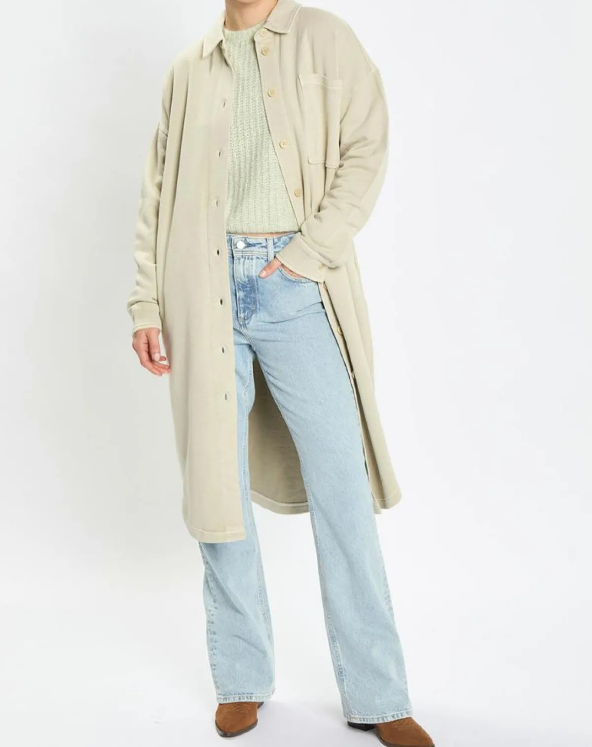 Marc O'Polo Gilets Et Cardigans|Gilet Maxi beige