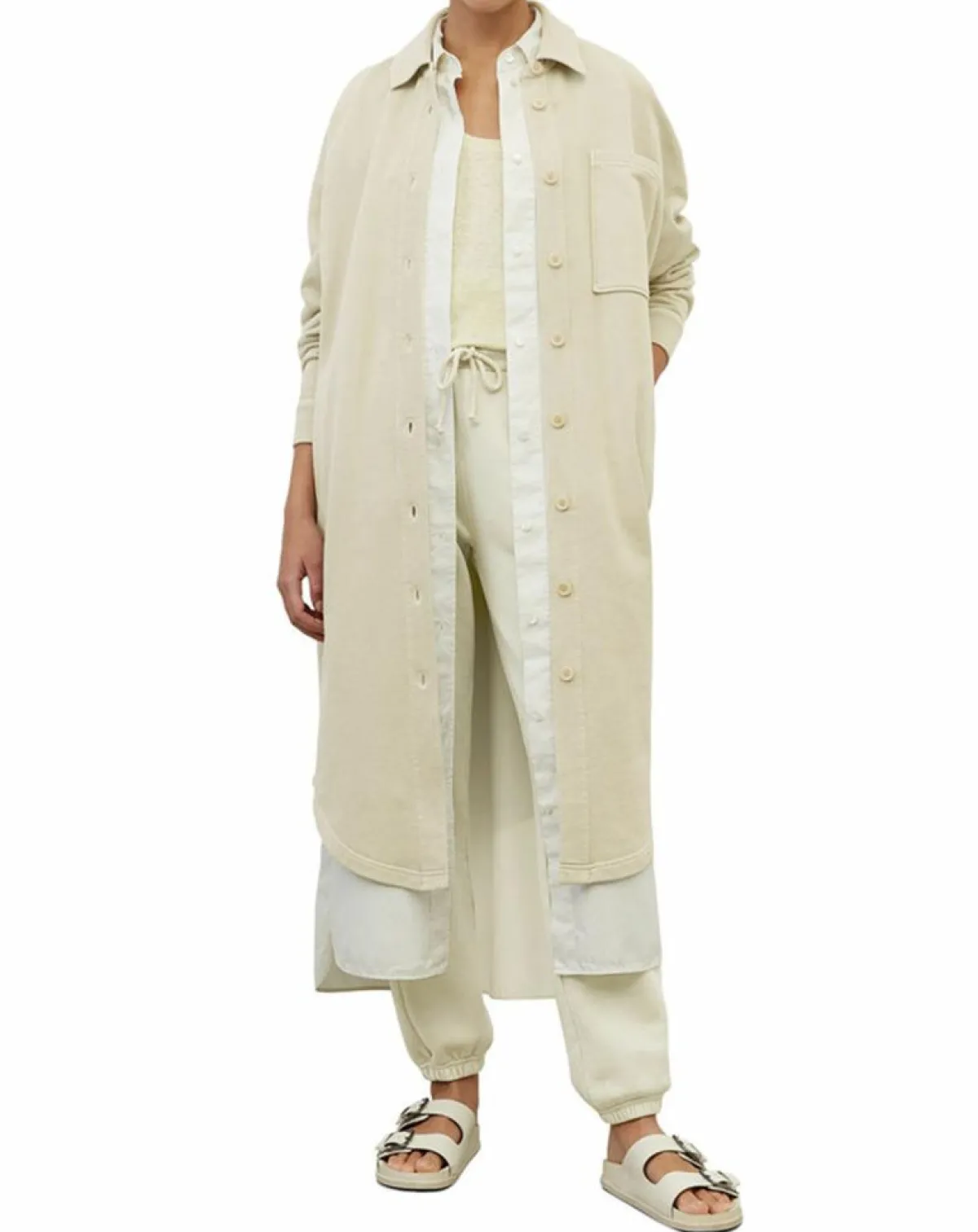 Marc O'Polo Gilets Et Cardigans|Gilet Maxi beige