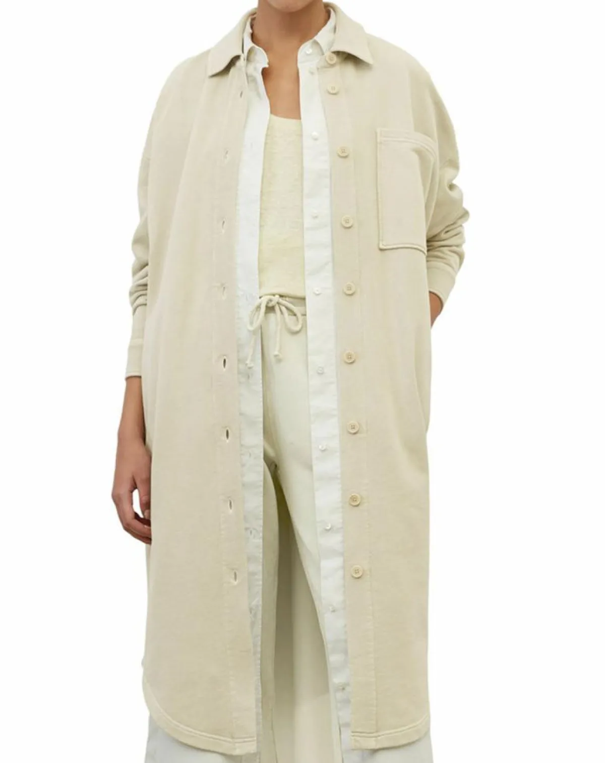 Marc O'Polo Gilets Et Cardigans|Gilet Maxi beige