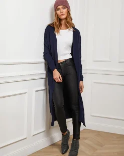 Fleur de cachemire Gilets Et Cardigans|Gilet Nina navy