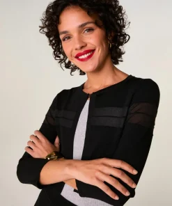 Rodier Gilets Et Cardigans|Gilet Noor col rond noir