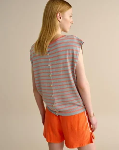 Bellerose Gilets Et Cardigans|Gilet oversize en Lin mélangé Nite oasis